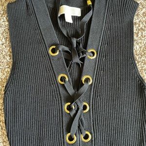 Ribbed sleeveless Michael kors dress